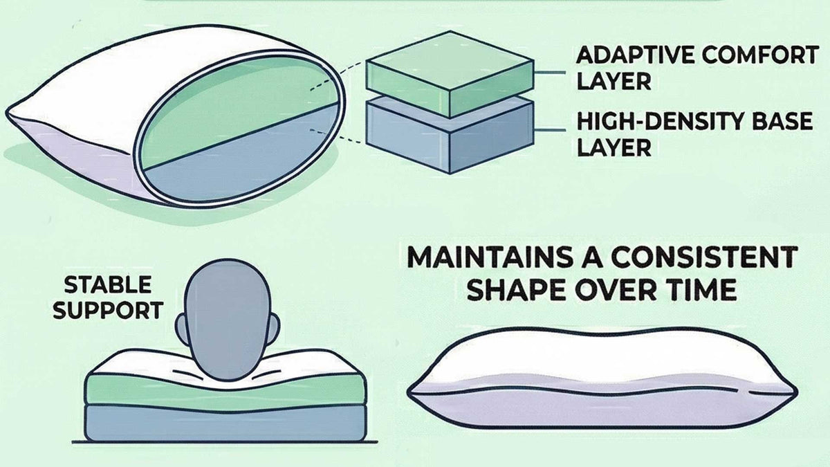 structured pillow stable support diagram