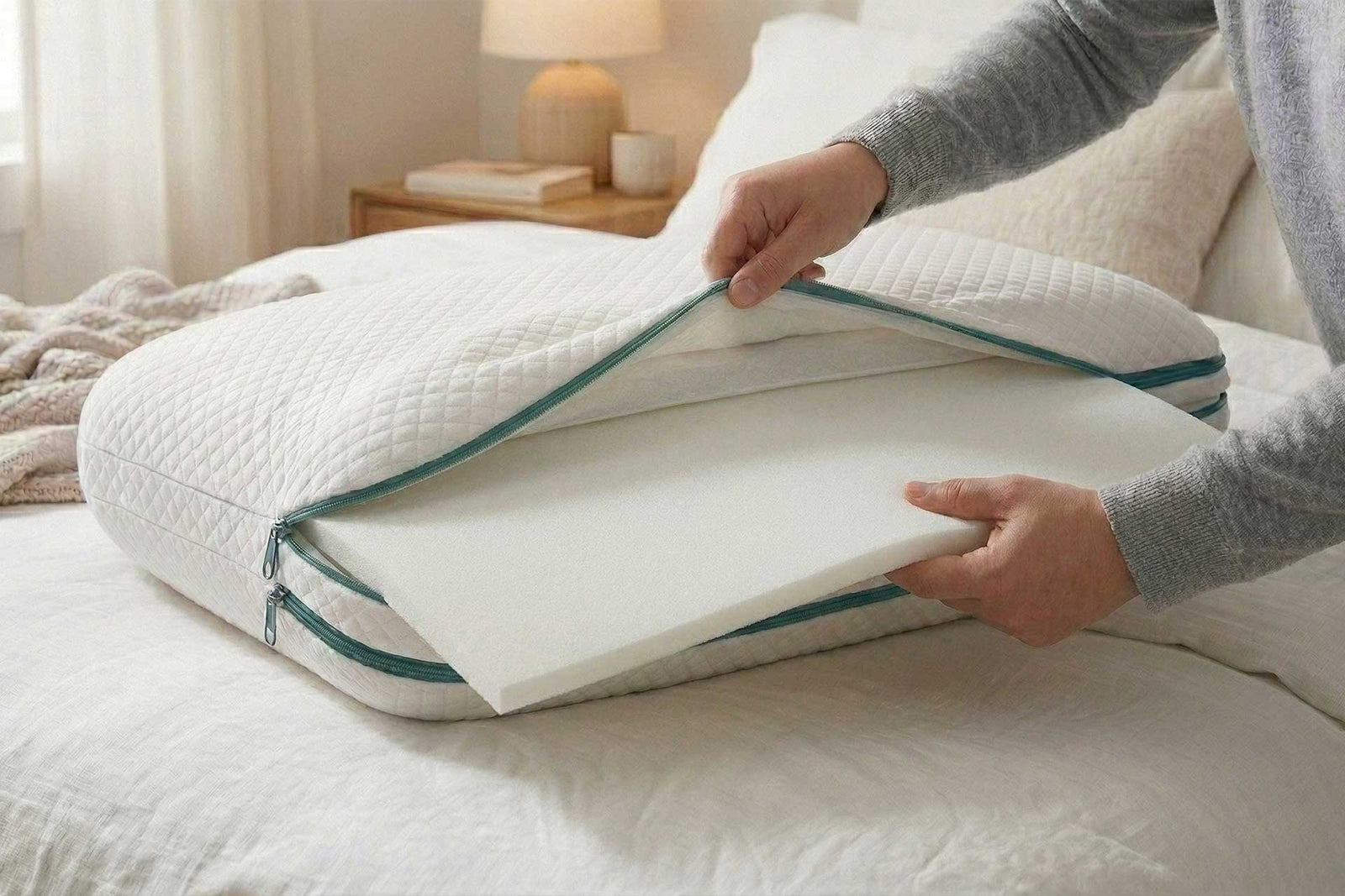 layered pillow support structure diagram