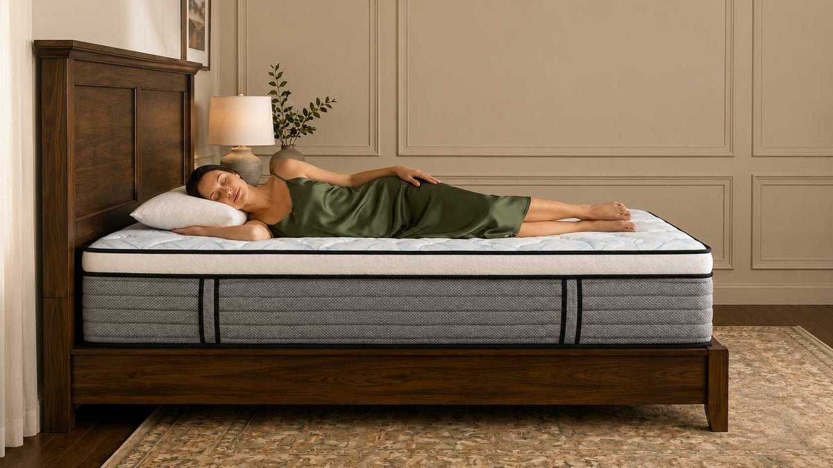 manchot signature hybrid mattress center third support pressure distribution