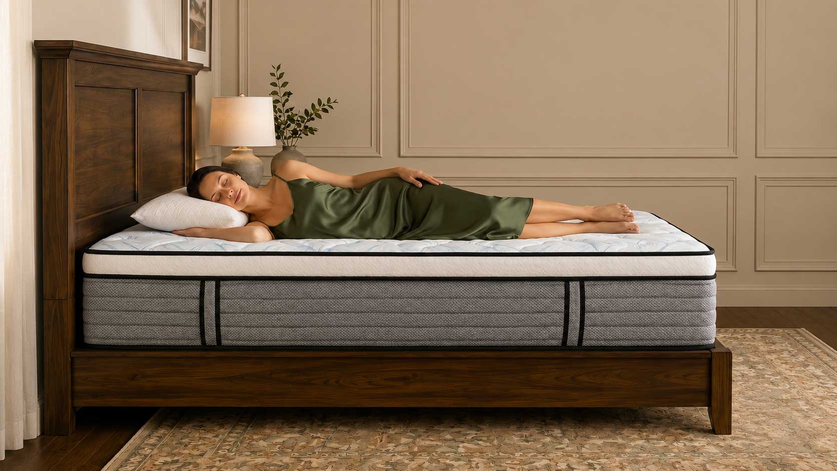 manchot signature hybrid mattress center third support pressure distribution