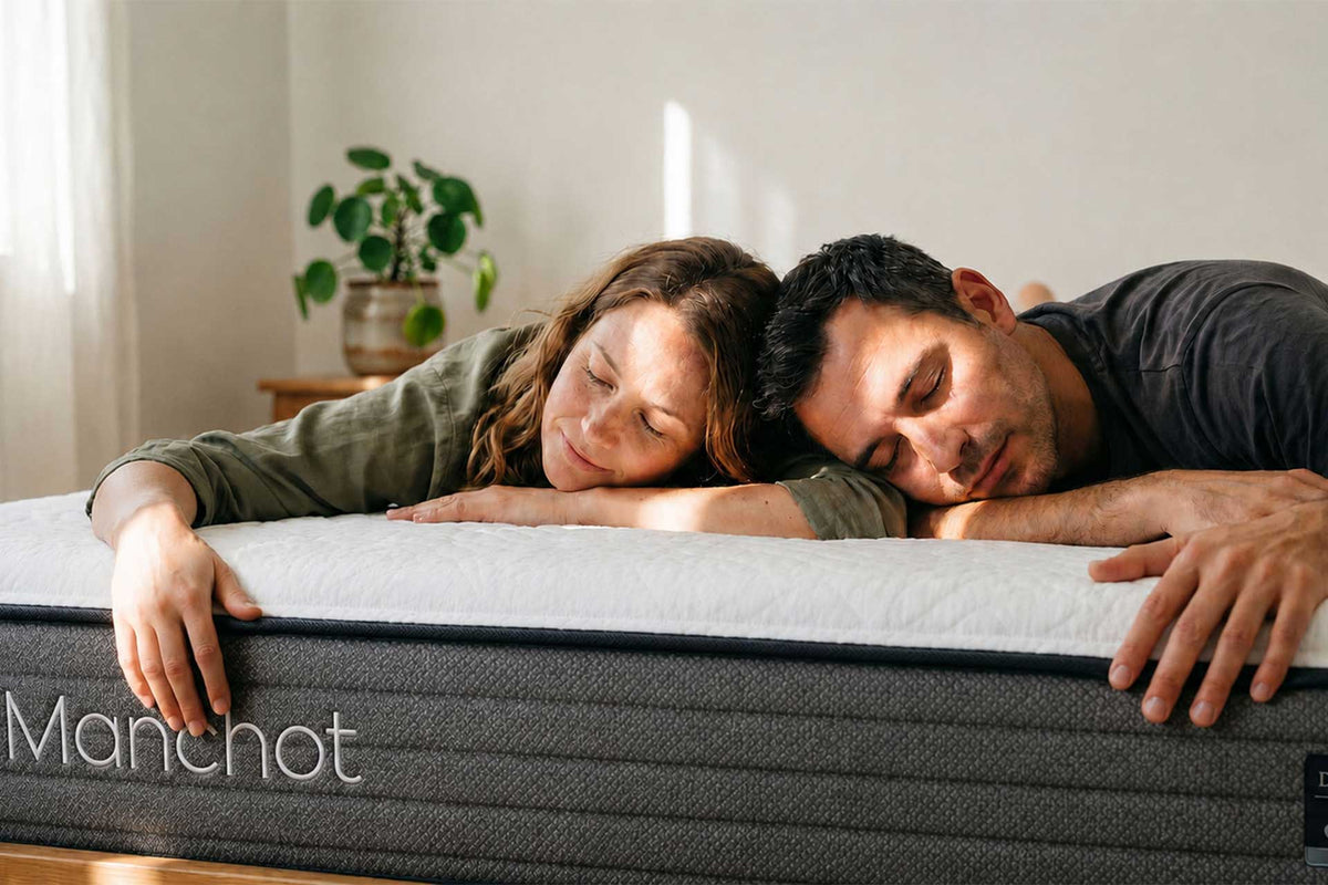 manchot signature hybrid mattress balanced support couple sleep