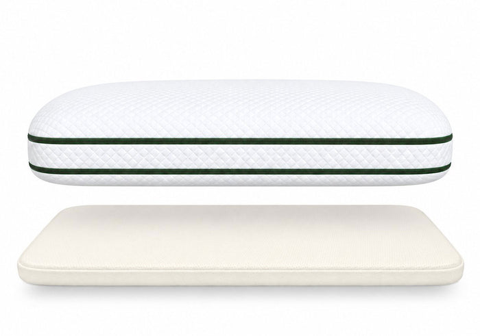 Manchot Cradle pillow with solid support core and removable booster