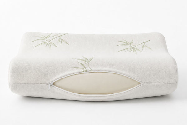 Solid memory foam pillow cross-section